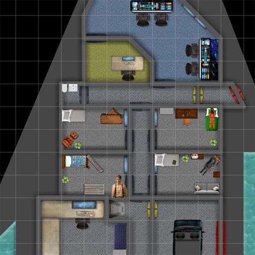 RPG Starship Deck Plans For Virtual Tabletop sci-fi rpg starship deck plans