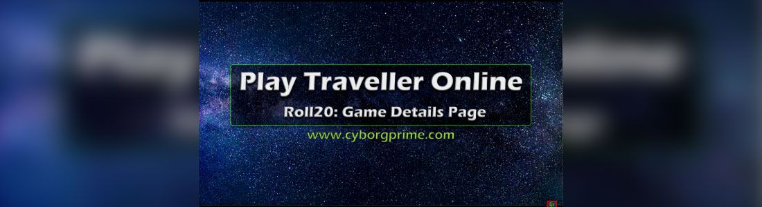 Play Traveller RPG Online: Roll20 App Game Details Page 2020
