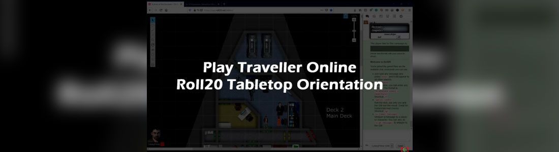 Play Traveller Online - Roll20 App Virtual Tabletop Basics