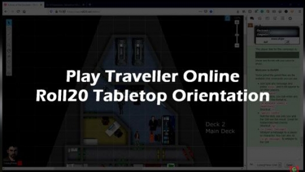 Play Traveller Online - Roll20 App Virtual Tabletop Basics