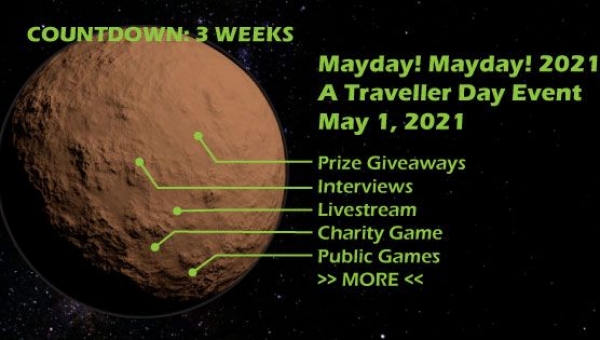 Countdown To The 3rd Annual Mayday Mayday! Traveller RPG Day