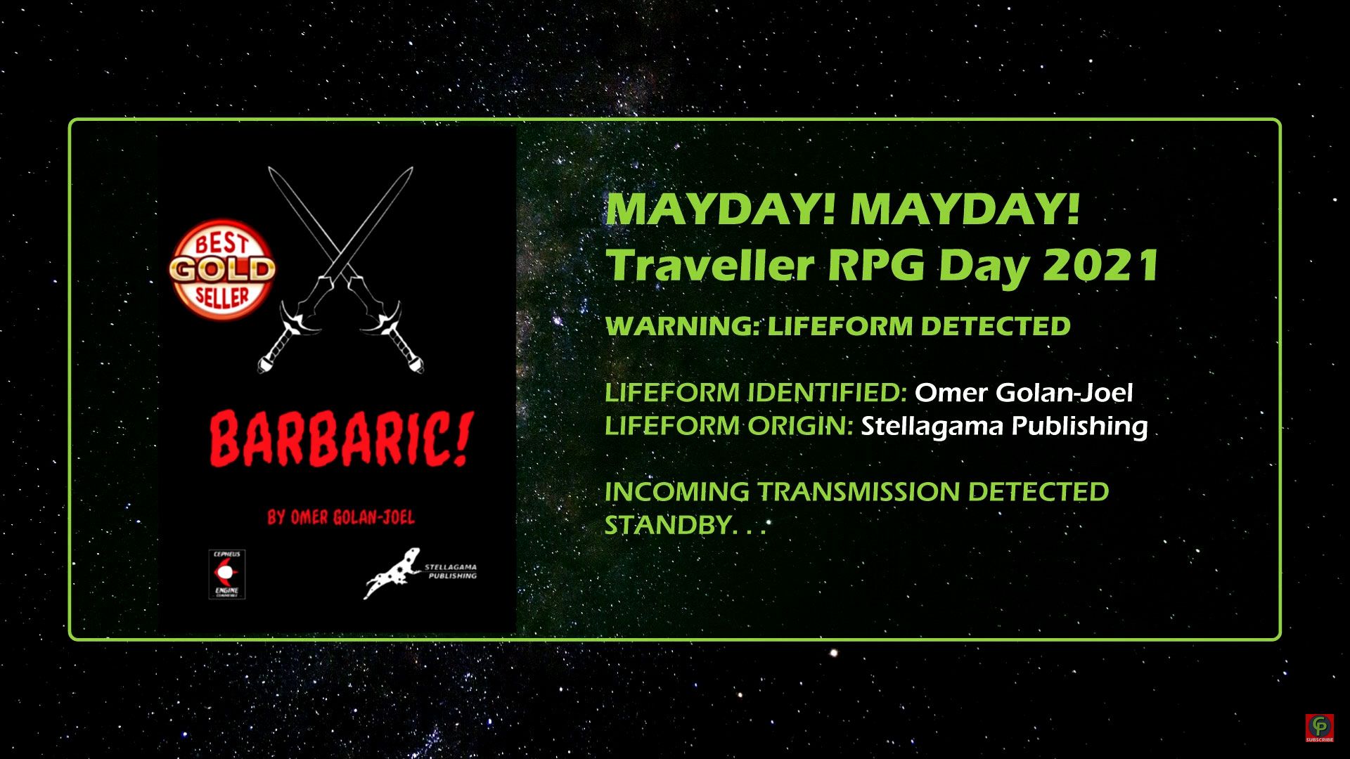 Omer Golan-Joel Interview Traveller RPG Mayday 2021