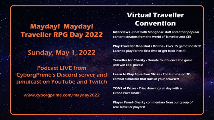 Mayday Mayday Traveller Day Virtual Convention