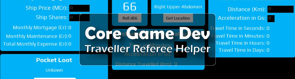 traveller rpg referee helper- core metaverse -title