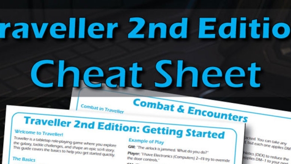 Get New Players Into Traveller in Minutes with This 2-Page Cheat Sheet