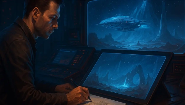 The Artist, the AI, and the Future of Traveller TAS Products