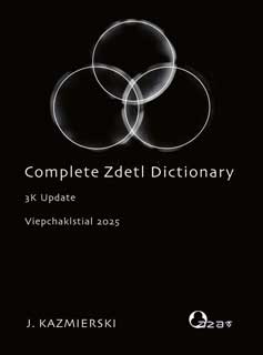 The Complete Zdetl Dictionary cover