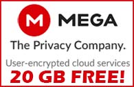  MEGA Cloud Storage- User encrypted.