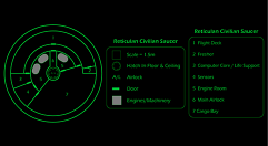 reticulan civilian saucer wireframe preview