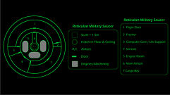 reticulan military saucer wireframe preview