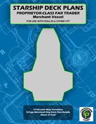 Pioneer Class Scout Ship Deck Plans For Roll20 And VTT available at cyborgprime.com and drivethrurpg