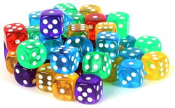 6 sided dice for traveller