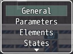 status menu